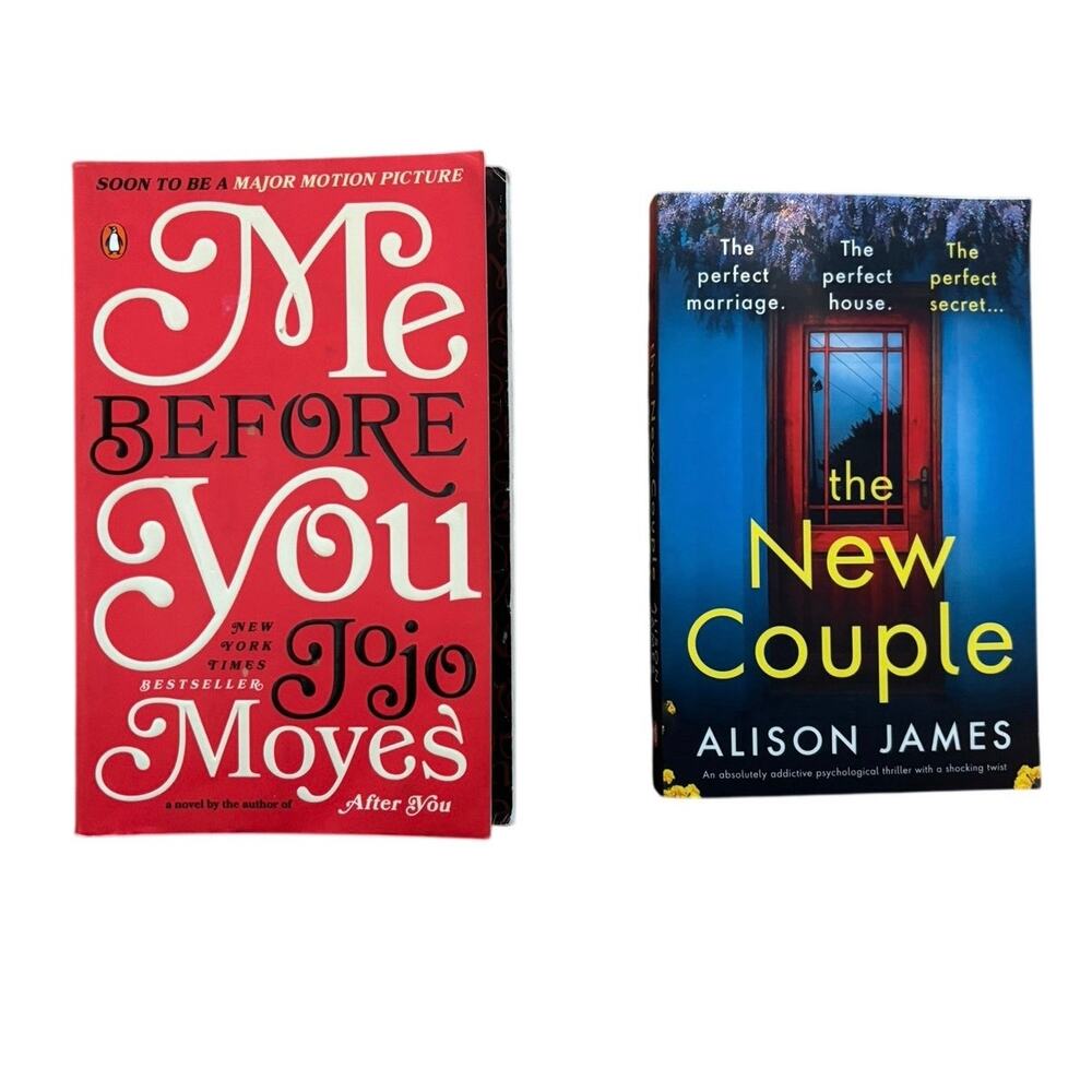 The New Couple by Allison James & Me Before You by Jojo Moyes